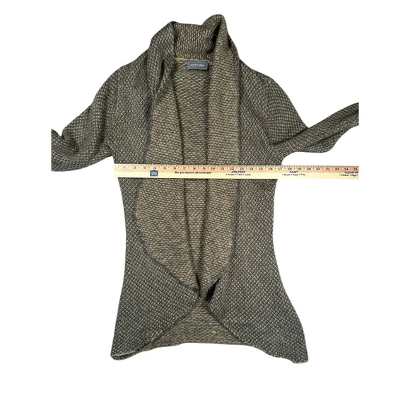 Wooden Ships Cardigan Womens Size S/M Open Front Brown Mohair Wool Blend - Picture 6 of 6